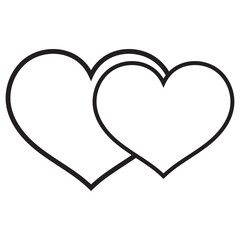 heart modern line style icon. Vector illustration. EPS 10/AI