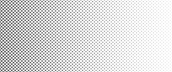 Blended  black ninja star on white for pattern and background,  Abstract geometric texture collection design. 