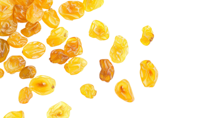 A bunch of dried apricots neatly stacked on a plain white surface