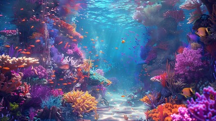  an image of a coral reef