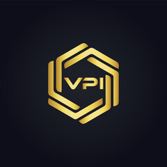 VPI logo. V P I design. White VPI letter. VPI, V P I letter logo design. V P I letter logo design in FIVE, FOUR, THREE, style. letter logo set in one artboard. V P I letter logo vector design.