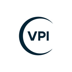 VPI logo. V P I design. White VPI letter. VPI, V P I letter logo design. V P I letter logo design in FIVE, FOUR, THREE, style. letter logo set in one artboard. V P I letter logo vector design.