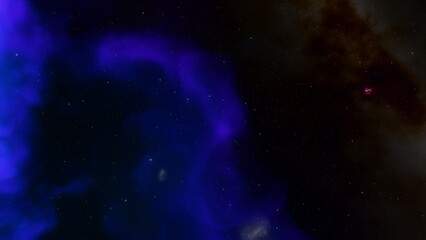 Night sky - Universe filled with stars, nebula and galaxy
