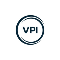 VPI logo. V P I design. White VPI letter. VPI, V P I letter logo design. V P I letter logo design in FIVE, FOUR, THREE, style. letter logo set in one artboard. V P I letter logo vector design.