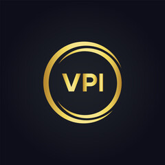 VPI logo. V P I design. White VPI letter. VPI, V P I letter logo design. V P I letter logo design in FIVE, FOUR, THREE, style. letter logo set in one artboard. V P I letter logo vector design.