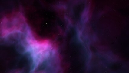 red-violet nebula in outer space, horsehead nebula, unusual colorful nebula in a distant galaxy, red nebula 3d render
