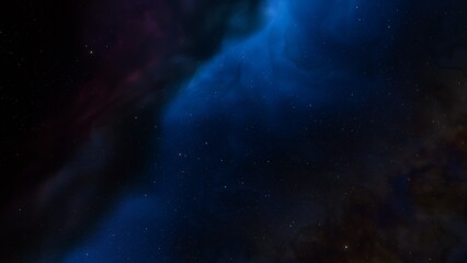 red-violet nebula in outer space, horsehead nebula, unusual colorful nebula in a distant galaxy, red nebula 3d render
