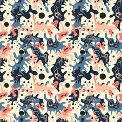 Naklejka premium Abstract camouflage pattern