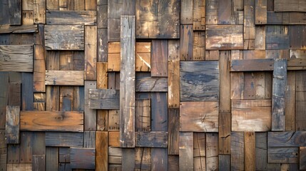  a wooden wall 