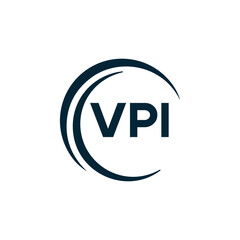 VPI logo. V P I design. White VPI letter. VPI, V P I letter logo design. V P I letter logo design in FIVE, FOUR, THREE, style. letter logo set in one artboard. V P I letter logo vector design.