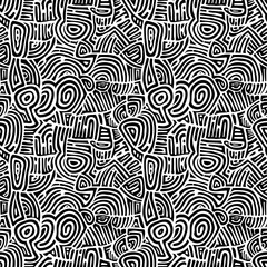 Abstract Black and White Pattern