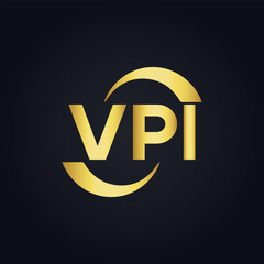 VPI logo. V P I design. White VPI letter. VPI, V P I letter logo design. V P I letter logo design in FIVE, FOUR, THREE, style. letter logo set in one artboard. V P I letter logo vector design.