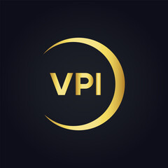 VPI logo. V P I design. White VPI letter. VPI, V P I letter logo design. V P I letter logo design in FIVE, FOUR, THREE, style. letter logo set in one artboard. V P I letter logo vector design.