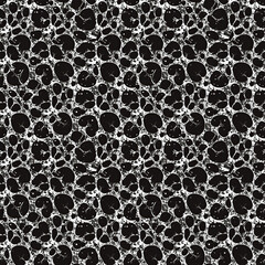 Obraz premium Abstract Black and White Organic Pattern