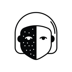 Cleansing Skin vector icon