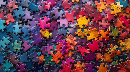 Image of a colorful puzzle background.