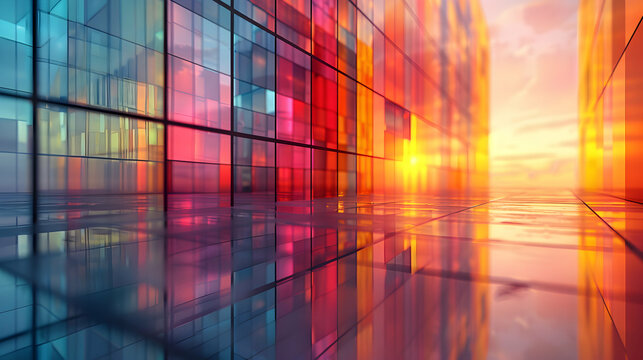 Innovative Abstract Digital Art: Glossy Collaboration Grid Concept Showcasing Workshop Technology Structured  Focused   Adobe Stock Photo Concept