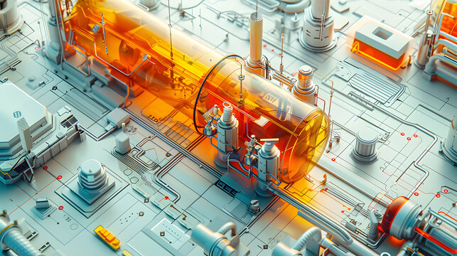 Glossy Collaboration Supply Maps: Structured  Innovative Workshop Technology   Photo Realistic Digital Art on Adobe Stock