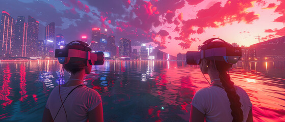 Unreal Engine 3D Daily and Work Use of VR Technology, Urban_Environment, Meeting_Activity,...