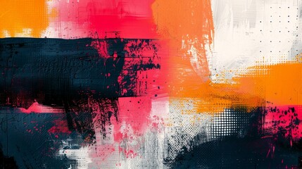 Fototapeta premium This abstract background channels the spirit of urban pop art with its bold colors and dynamic composition, making a statement that is both modern and timeless.