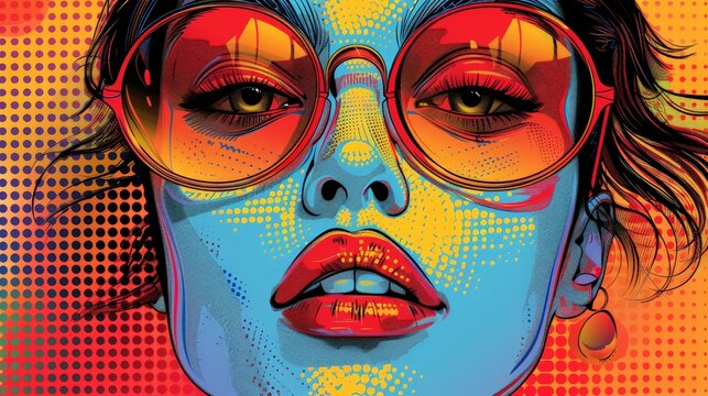 Reminiscent of vintage pop art, this graphic pop art background combines retro charm with modern flair, creating a timeless yet contemporary appeal.