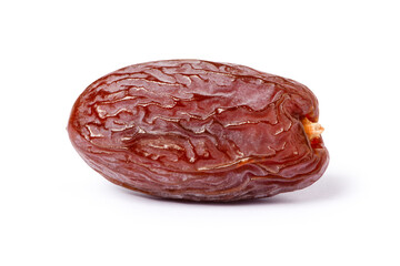 Dried dates fruit isolated on white background with clipping path.
