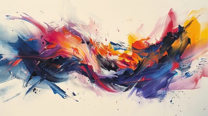 Experience the energy of artistic dynamism with this expressive illustration, where bold strokes and dynamic forms evoke a sense of movement and vitality.