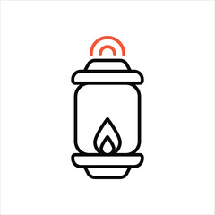 Lantern vector icon 