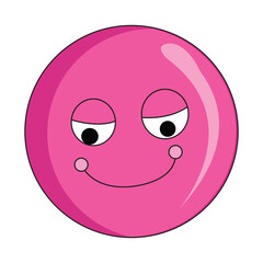 Pink cartoon plastic ball for kids