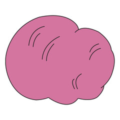 Potato isolated on white background