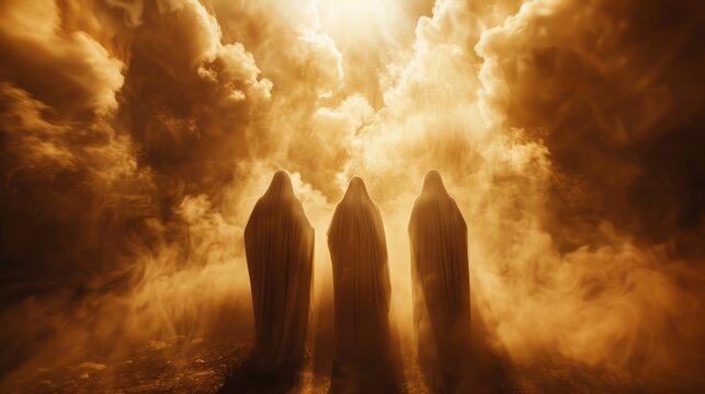 trinity sunday background concept. holy spirits. with copy space. pentecost