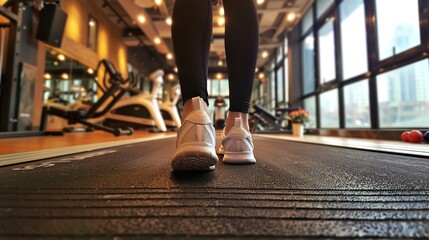 woman in the gym, new year challenges, do more sport, healthy concept Physical therapy session steps towards recovery and strength