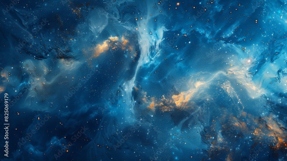 Wall mural a cosmic texture that emphasizes the tactile quality of space, with swirling patterns and gradients 