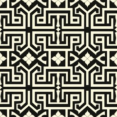 Grecian Fretwork Seamless Pattern with Greek Key Design

