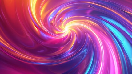swirl abstract neon