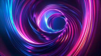 swirl abstract neon