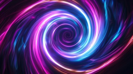 swirl abstract neon
