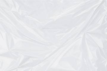 Transparent plastic or polyethylene bag texture. Plastic for album cover art vector mockup, poster design overlays or elements
