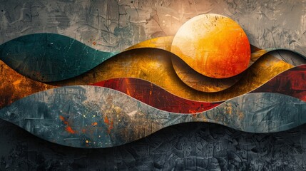 An abstract design highlighting the concept of strength in weakness. The image employs contrasting textures and shades, blending robust geometric shapes with delicate, flowing patterns to depict the