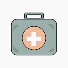 first aid kit bag icon