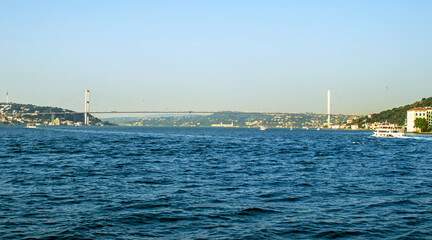 Fototapeta premium view of the bosphorus strait istanbul