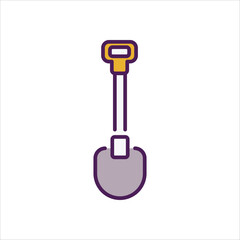 Shovel vector icon
