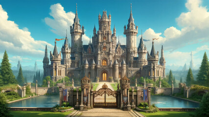 Fairy Tale Castle: Majestic Fortress in the Heart of Nature