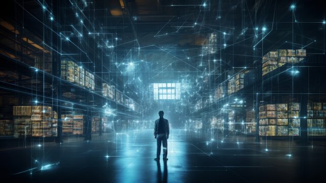 Efficient smart warehouse system for futuristic supply chain and logistics management