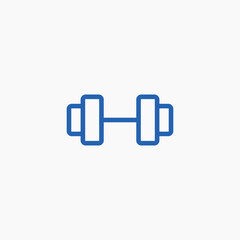 barbell dumbbell sport gym icon