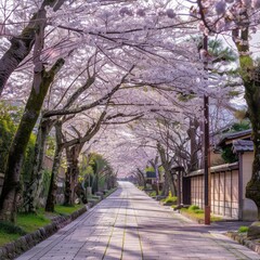 Fototapeta premium Cherry Blossom Season in Japan