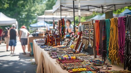 Handmade Crafts Showcase at Vibrant Summer Festival: A Treasure Trove of Artisanal Excellence and