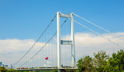 Bosphorus gate bridge Istanbul