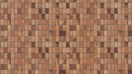 3D illustration, 3D rendering close up texture of Bricks Seamless texture background back drop