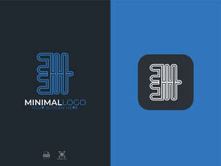 Business Minimal Letter Mark Logo